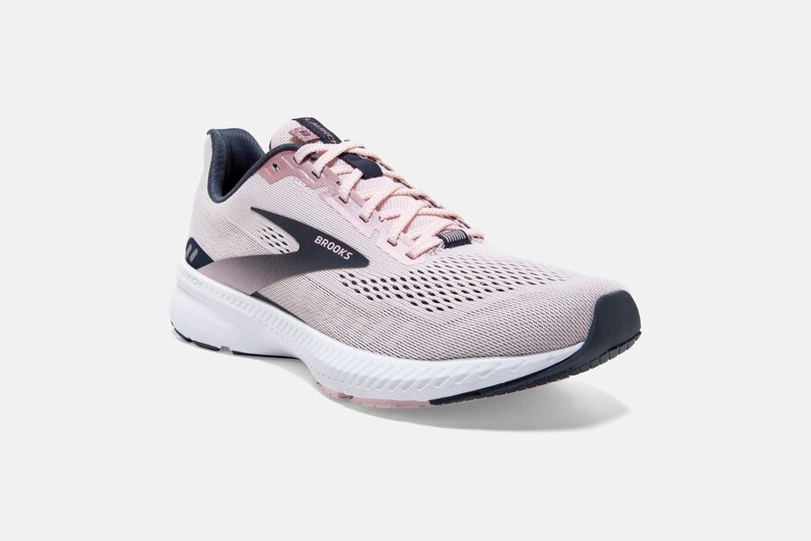 Brooks Launch 8 Road Loopschoenen Dames - Roze/Zwart - 807194AQX